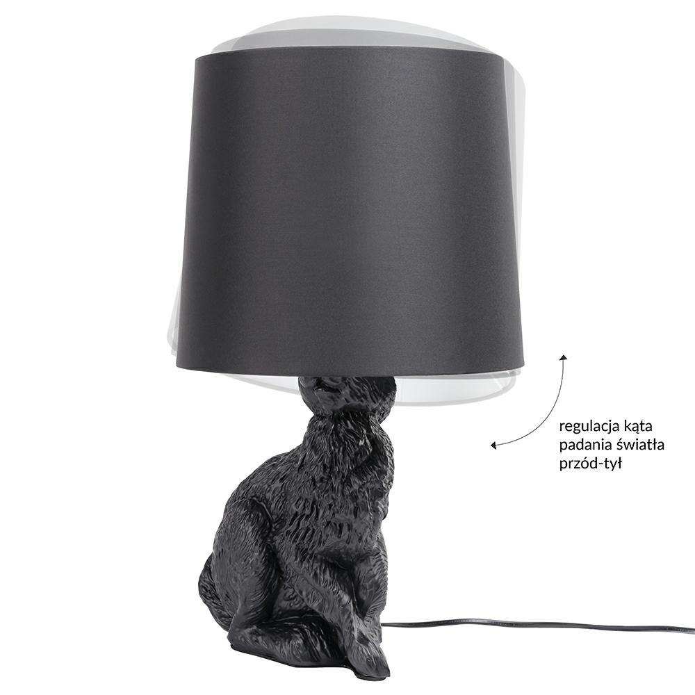 Lampa stołowa RABBIT czarna