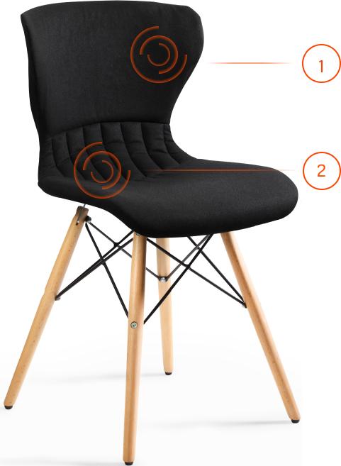 Photo of chair with description