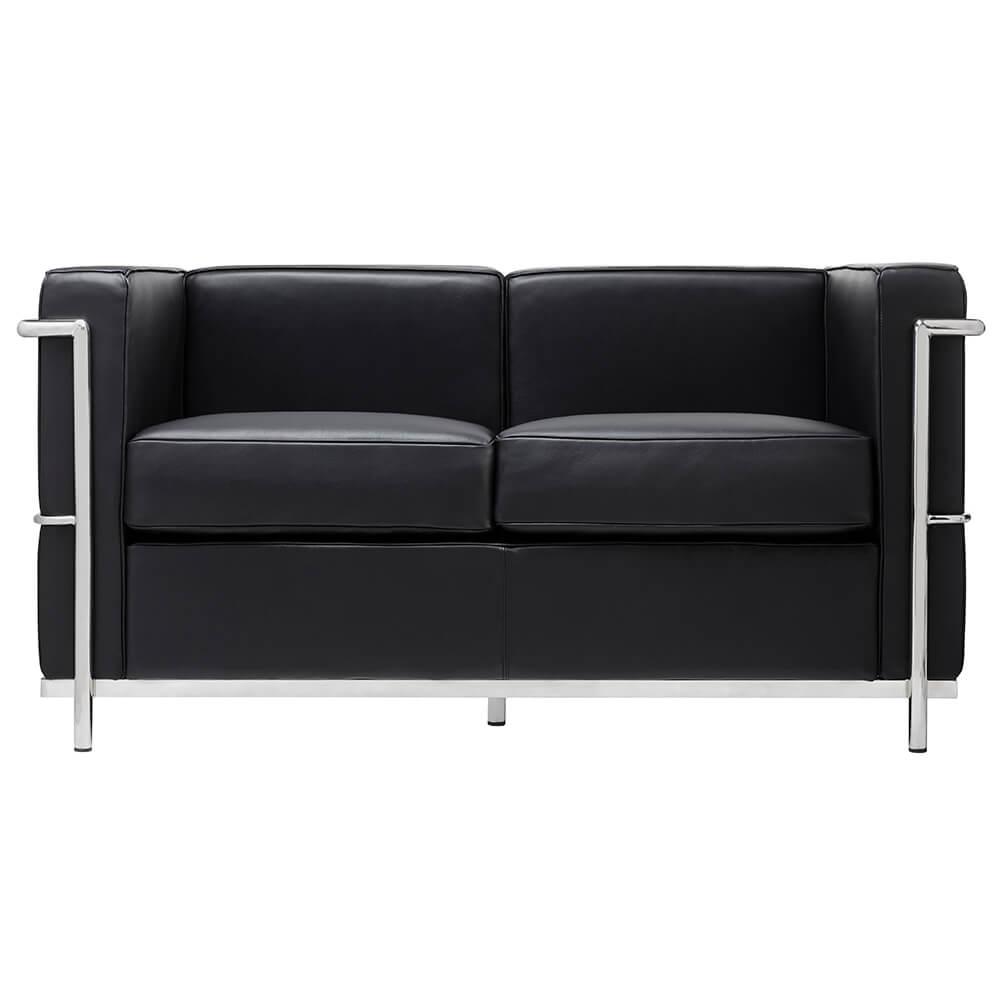 Sofa dwuosobowa SOFT LC2 - widok od przodu