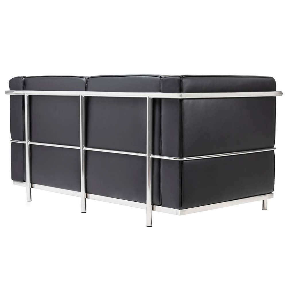Sofa dwuosobowa SOFT LC2 - widok od tyłu